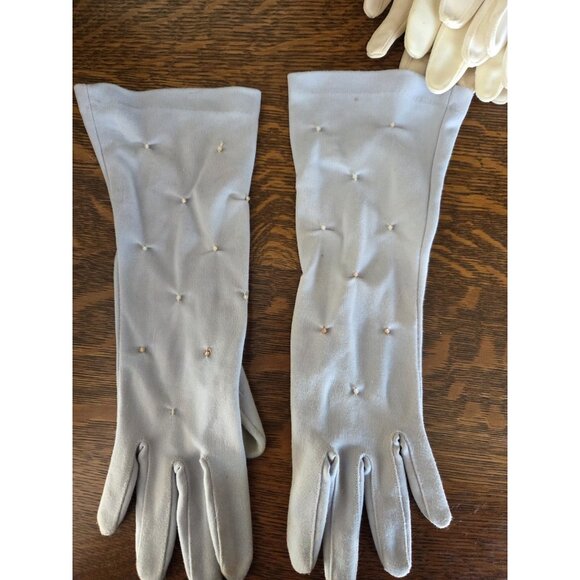 4 Pairs Vintage Ladies Dress Gloves 1950s-60s - Picture 2 of 14